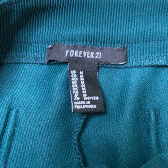 Emerald green forever 21 leggings - Picture 4 of 5